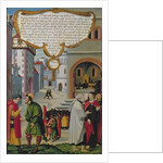 The Realm of Heaven may be compared to a king who resolved to settle accounts with his servants by Matthias Gerung or Gerou