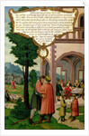 The Parable of the Prodigal Son, section from the Mompelgarter Altarpiece by Matthias Gerung or Gerou