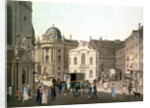 View of Michaelerplatz showing the Old Burgtheater by Karel Postl