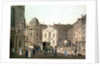 View of Michaelerplatz showing the Old Burgtheater by Karel Postl