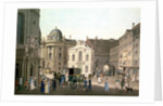 View of Michaelerplatz showing the Old Burgtheater by Karel Postl