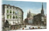 Stock-im-Eisen-Platz, with St. Stephan's Cathedral in the background by Karl von Schutz