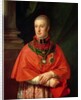 Rudolf of Habsburg, Archduke of Austria, youngest son of Leopold II, in cardinal's robes by Johann Baptist Edler von Lampi