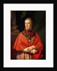 Rudolf of Habsburg, Archduke of Austria, youngest son of Leopold II, in cardinal's robes by Johann Baptist Edler von Lampi
