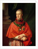 Rudolf of Habsburg, Archduke of Austria, youngest son of Leopold II, in cardinal's robes by Johann Baptist Edler von Lampi