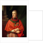 Rudolf of Habsburg, Archduke of Austria, youngest son of Leopold II, in cardinal's robes by Johann Baptist Edler von Lampi