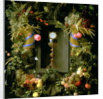 Communion cup and host, encircled with a garland of fruit by Jan Davidsz. de Heem