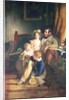 Rudolf von Arthaber with his Children Rudolf, Emilie and Gustav Looking at the Portrait of their Deceased Mother, 1837 by Friedrich von Amerling