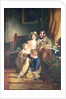 Rudolf von Arthaber with his Children Rudolf, Emilie and Gustav Looking at the Portrait of their Deceased Mother, 1837 by Friedrich von Amerling