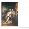 Rudolf von Arthaber with his Children Rudolf, Emilie and Gustav Looking at the Portrait of their Deceased Mother, 1837 by Friedrich von Amerling