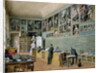The Library, in use as an office of the Ambraser Gallery in the Lower Belvedere, 1879 by Carl Goebel