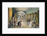 The Corridor and the last Cabinet of the Egyptian Collection in the Ambraser Collection of the Lower Belvedere, 1875 by Carl Goebel
