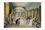 The Corridor and the last Cabinet of the Egyptian Collection in the Ambraser Collection of the Lower Belvedere, 1875 by Carl Goebel