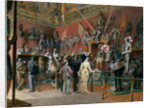 The first Armoury Room of the Ambraser Gallery in the Lower Belvedere, 1875 by Carl Goebel