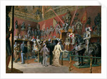 The first Armoury Room of the Ambraser Gallery in the Lower Belvedere, 1875 by Carl Goebel