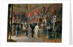 The first Armoury Room of the Ambraser Gallery in the Lower Belvedere, 1875 by Carl Goebel