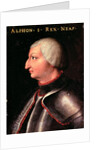 Alfonso V the 'Magnanimous', King of Aragon, c.1450 by Neapolitan School