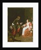 A maid and an officer, c.1660-70 by Gabriel Metsu