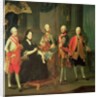 Empress Maria Theresa of Austria with four of her sons; Joseph, Ferdinand, Leopold and Maximilian by Louis Joseph Maurice