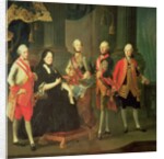 Empress Maria Theresa of Austria with four of her sons; Joseph, Ferdinand, Leopold and Maximilian by Louis Joseph Maurice