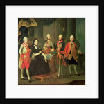 Empress Maria Theresa of Austria with four of her sons; Joseph, Ferdinand, Leopold and Maximilian by Louis Joseph Maurice