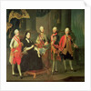 Empress Maria Theresa of Austria with four of her sons; Joseph, Ferdinand, Leopold and Maximilian by Louis Joseph Maurice
