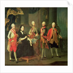 Empress Maria Theresa of Austria with four of her sons; Joseph, Ferdinand, Leopold and Maximilian by Louis Joseph Maurice