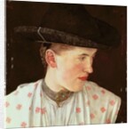 Head of a Peasant Girl, c.1880 by Wilhelm Maria Hubertus Leibl