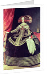 Queen Mariana of Austria c.1653 by Diego Rodriguez de Silva y Velazquez
