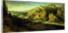 Mountain Landscape with a surprise attack, c.1585 by Lucas van Valckenborch