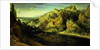 Mountain Landscape with a surprise attack, c.1585 by Lucas van Valckenborch