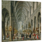 Interior of a Gothic Church, 1596-97 by Paul Vredeman de Vries