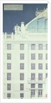 Post Office Savings Bank, Vienna, design showing detail of the facade, c.1904-06 by Otto Wagner