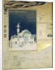 The Stadtbahn Pavilion of the Vienna Underground Railway, design showing the exterior and a view of the railway platform, c.1894-97 by Otto Wagner