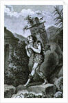 Papageno: 'I am the birdcatcher, yes! Always cheerful, fiddle-di-i, fiddle-di-da!' by Johann Heinrich (after) Ramberg