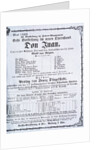 Poster advertising a performance of 'Don Juan' by Wolfgang Amadeus Mozart May 1869 by Austrian School
