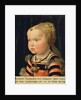 Archduchess Eleanor of Mantua, aged two by Jakob Seisenegger