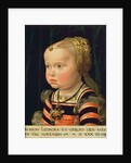 Archduchess Eleanor of Mantua, aged two by Jakob Seisenegger