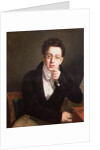 Portrait of Franz Schubert, c.1814 by Austrian School