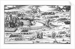 Demonstration of defensive measures to protect a city against a besieging army by Albrecht Dürer or Duerer
