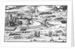 Demonstration of defensive measures to protect a city against a besieging army by Albrecht Dürer or Duerer