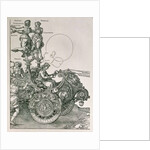Design for 'The Great Triumphal Chariot of Emperor Maximilian I' by Albrecht Dürer or Duerer