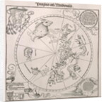 Map of the Southern Sky, with representations of constellations by Albrecht Dürer or Duerer