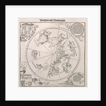 Map of the Southern Sky, with representations of constellations by Albrecht Dürer or Duerer