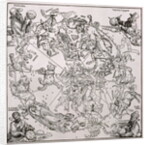 Map of the Northern Sky with representations of the constellations, c.1515 by Albrecht Dürer or Duerer