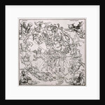 Map of the Northern Sky with representations of the constellations, c.1515 by Albrecht Dürer or Duerer