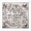 Map of the Northern Sky with representations of the constellations, c.1515 by Albrecht Dürer or Duerer