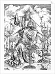 The Vision of The Seven Candlesticks from the 'Apocalypse' or 'The Revelations of St. John the Divine', pub. 1498 by Albrecht Dürer or Duerer