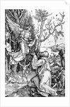 Joachim and the Angel from the 'Life of the Virgin' series, pub. 1511 by Albrecht Dürer or Duerer
