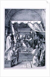 The Death of the Virgin from the 'Life of the Virgin' series, engraved 1510, pub. 1511 by Albrecht Dürer or Duerer